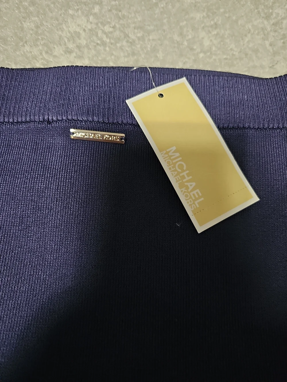 Michael Kors XS Logo Tape Stretch Viscose Skirt - XS - New Old Stock